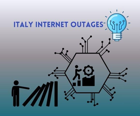 Italy Internet Outages